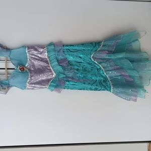 Disney girls princess dress The Little Mermaid size S (4-6)